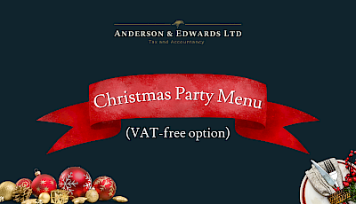 Planning a VAT-free Christmas party menu