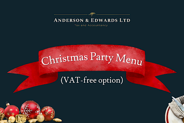 Planning a VAT-free Christmas party menu